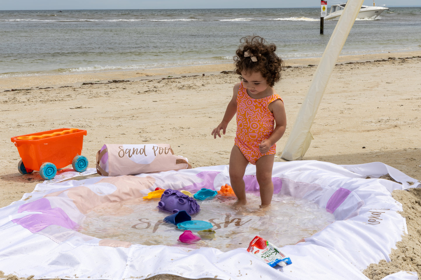 Pink Floral Sand Pool